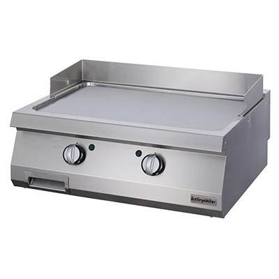 Öztiryakiler Grill Plate Düz Elektrikli 80*70*30 Sert Krom Kaplı
