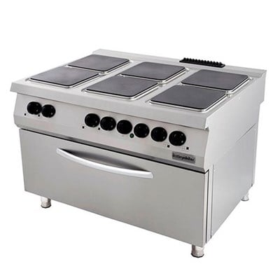 Öztiryakiler Kuzine Büyük Fırınlı Elektrikli 6 Kare Plate 120*90*85