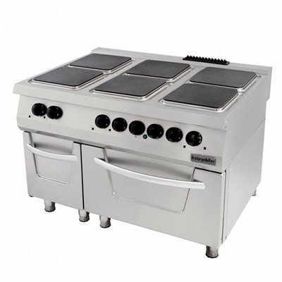 Öztiryakiler Kuzine Fırınlı Elektrikli 6 Kare Plate 120*90*85
