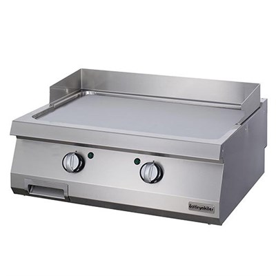 Öztiryakiler Set Üstü Grill Plate Düz Elektrikli 80*90*30 Sert Krom Kaplı
