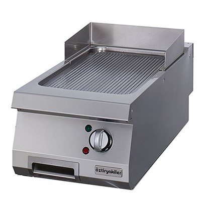 Öztiryakiler Set Üstü Grill Plate Oluklu Elektrikli 40*90*30
