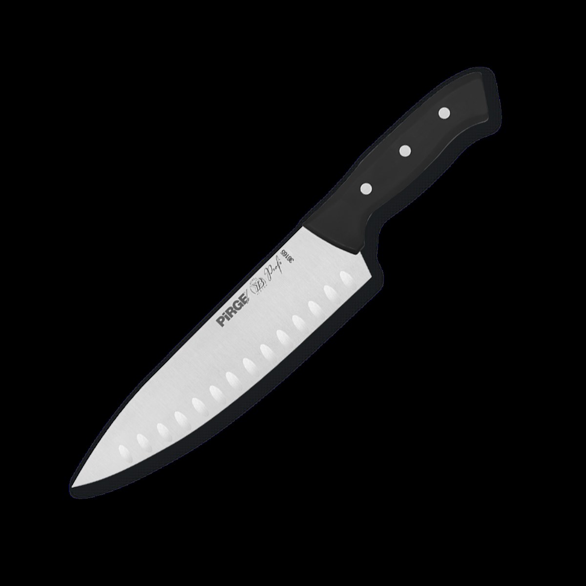 Pirge Profi Şef Bıçağı Oluklu 21 cm 36165 fiyatı ve özellikleri en -  MutfakYeri.com