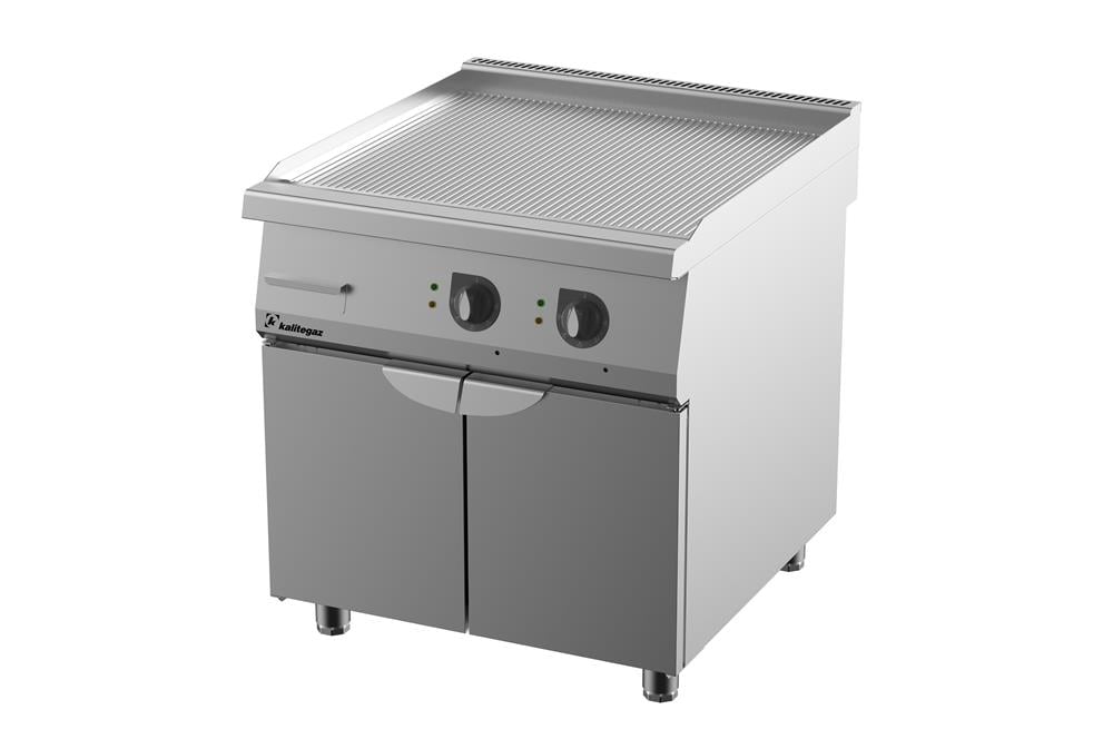 Pleyt Izgara, Mono Blok, Elektrikli, Oluklu 800 x 900 x 900 mm