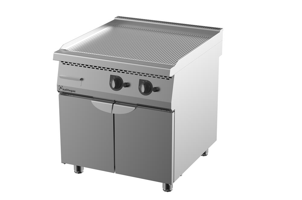 Pleyt Izgara, Mono Blok, Gazlı, Oluklu 800 x 900 x 900 mm