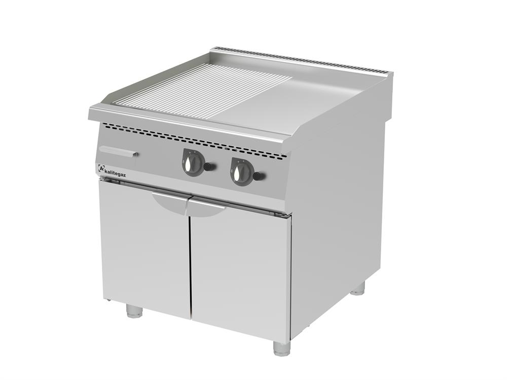 Pleyt Izgara, Mono Blok, Gazlı, Yarı Oluklu 800 x 900 x 900 mm