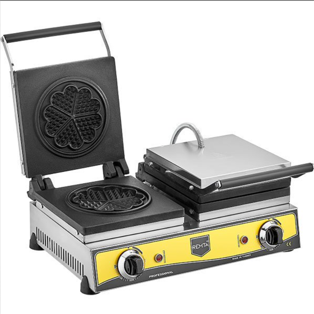 Remta Çiftli Çiçek Model 21cm Waffle Makinesi 54x41x22
