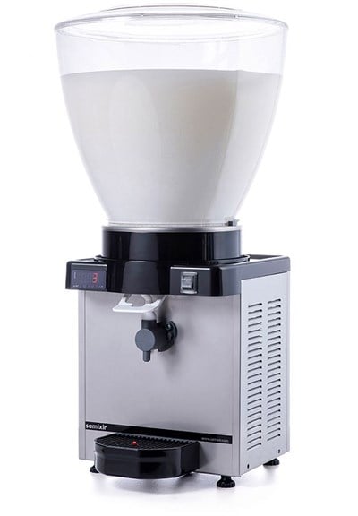 Samixir Kam40 Köpüklü Ayran Dispenseri 40 L Dijital Panaromik İnox