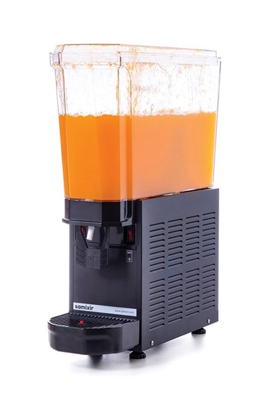 Samixir Klasik Mono Soğuk İçecek Dispenseri 20 L Fıskiyeli Siyah