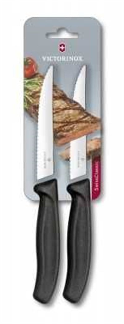 Victorinox Biftek Bıçağı Fıb SapTest12cm İkili Blister Vt 6 7933 12B