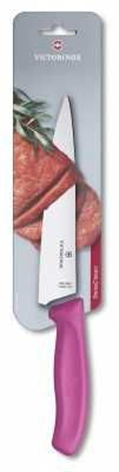 Victorinox Doğrama Bıçağı 19 cm Pembe Blister Vt 6 8006 19L5B