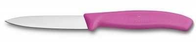 Victorinox Soyma Bıçağı 10 cm Düz Asc Pembe Vt 6 7706 L115