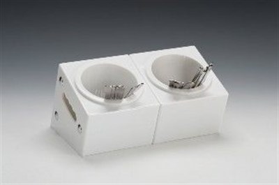 Zicco 2 Pc GözlüAkrilik Standlı Çatal Kaşık Standı 33*18*H 18 cm