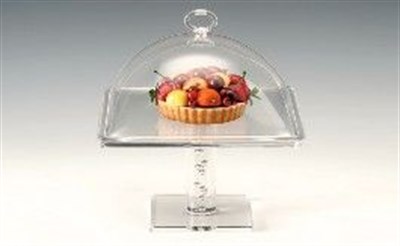 Zicco 25*25 cm Akrilik Kapaklı Teşhir Standı 25*25 H 23cm