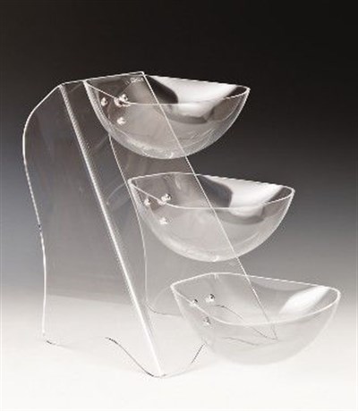 Zicco 3 Katlı Çok Amaçlı Teşhir 47*25*H 37 cm