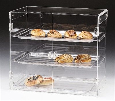 Zicco 3 Katlı Kapaklı Pc Tepsili Teşhir Standı 57*38*H 50 cm