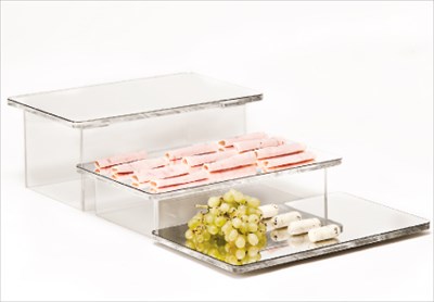 Zicco 3 Katlı Merdiven Model Ayna Teşhir 405*25* H 2 85 16 cm