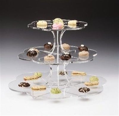 Zicco 3 Katlı Papatya Model Teşhir Standı R 49 39 29 H 34 cm