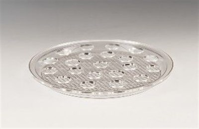 Zicco 34 cm Yuvarlak Polycarbonat Tepsili 21 li Şat Servisi 34 cm