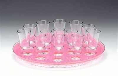 Zicco 34 cm Yuvarlak Polycarbonat Tepsili 21 li Şat Servisi