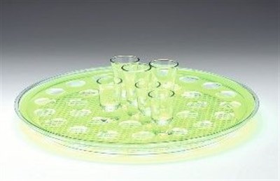 Zicco 42 cm Yuvarlak Polycarbonat Tepsili 35 li Şat Servisi
