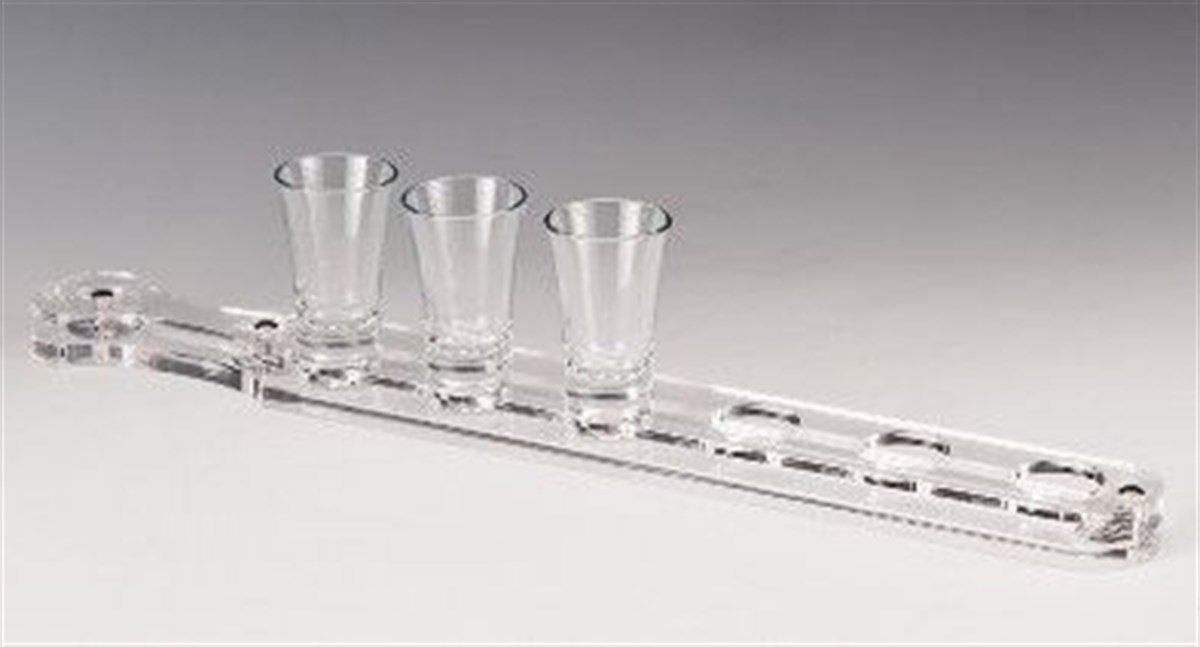 Zicco 6 lı Akrilik Standlı Şat Servis Standı 52*55 cm