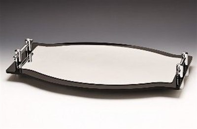 Zicco 60x40 Aynalı Kulplu Teşhir Standı Bombeli 60x40 cm