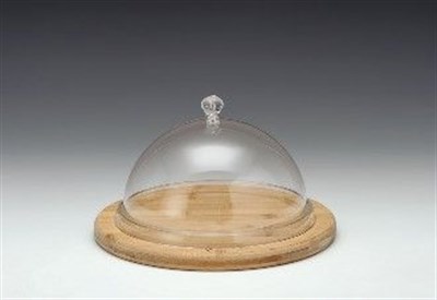 Zicco Ahşap Altlı Fanus 26 cm R 26 cm