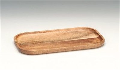 Zicco Ahşap Teşhir Tabak 33*19 cm