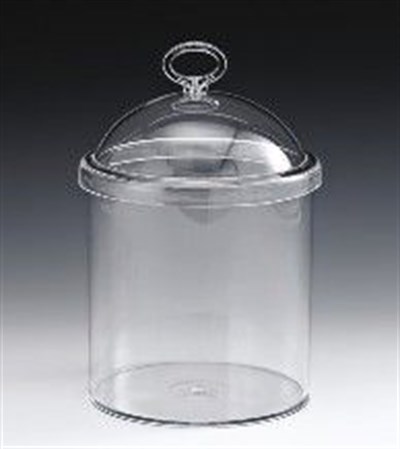 Zicco Akrilik Kapaklı Polycarbonat Kavonoz 15 cm H 16 cm