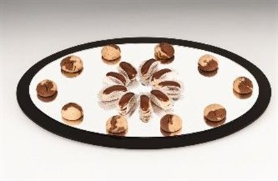 Zicco Aynalı Teşhir Standı Oval 60*40 cm