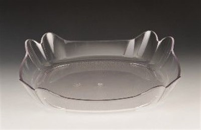 Zicco Dikdörtgen Polycarbonat Teşhir Kase 27*18*H9 cm