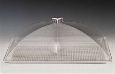 Zicco Dilimli Kapaklı Büyük Muhafaza Kabı Şeffaf 35*55 cm