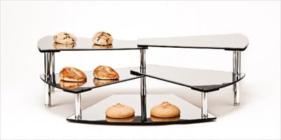 Zicco Kaptan Papyon Model Ayna Teşhir 5 Basamaklı 84*455*H24 cm