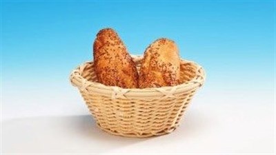 Zicco Küçük Yuvarlak Plastik Sepet Açık 20 cm H 9 cm