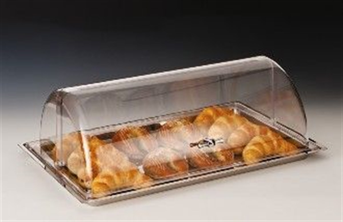 Zicco Pc Küçük Rolltop Kapaklı Çelik Tepsilimuhafaza Kabı 44*29*H17 cm