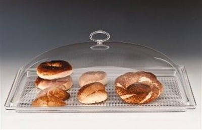 Zicco Pc Tepsili Akrilik Kapaklı Büyük Muhafaza Kabı 55*35*H17 cm