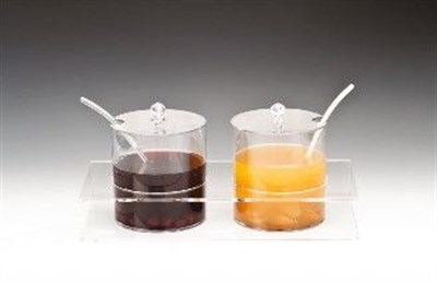 Zicco Polycarbonat 2 li Sosluk Reçellik Akrilik Stand 43*21*H18 cm