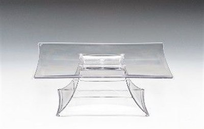 Zicco Polycarbonat 30 cm Kare Ayaklı Teşhir 30x30 cm H 105 cm