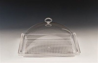 Zicco Polycarbonat Altı Akrilik Kapaklı Muhafaza Kabı Kare 35*35 cm H 16
