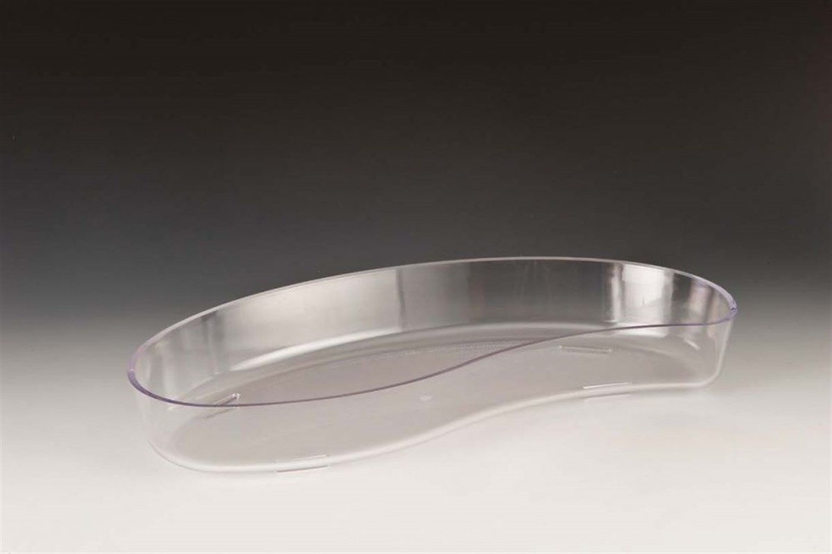 Zicco Polycarbonat Damla Model Teşhir Tabak Şef Siy Bey 45*21*65 cm