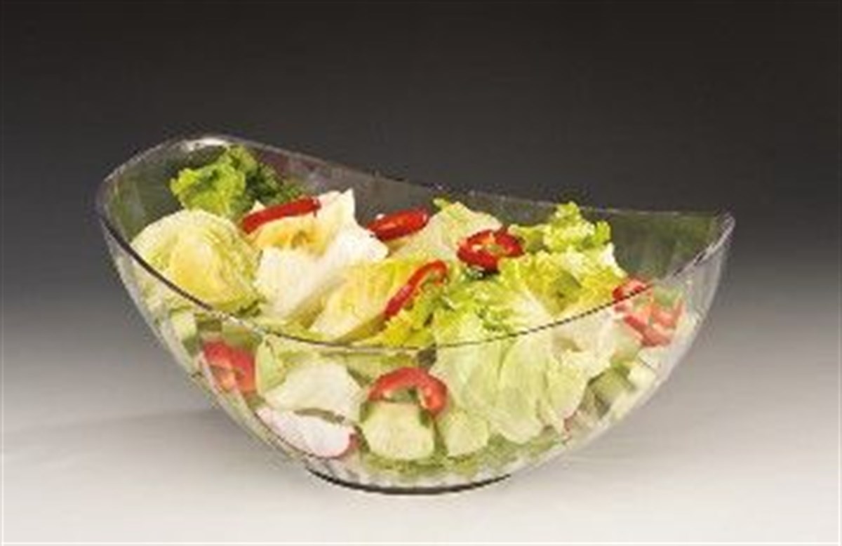 Zicco Polycarbonat Gondol Model Teşhir Kase Şef Siy Bey 33*225*13 cm