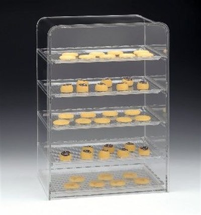 Zicco Polycarbonat Tepsili Teşhir Stand 335*24*H 49 cm