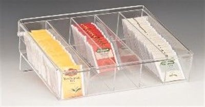 Zicco Poşet Çay Standı Akrilik 5 Gözlü 33*27*H 8 cm