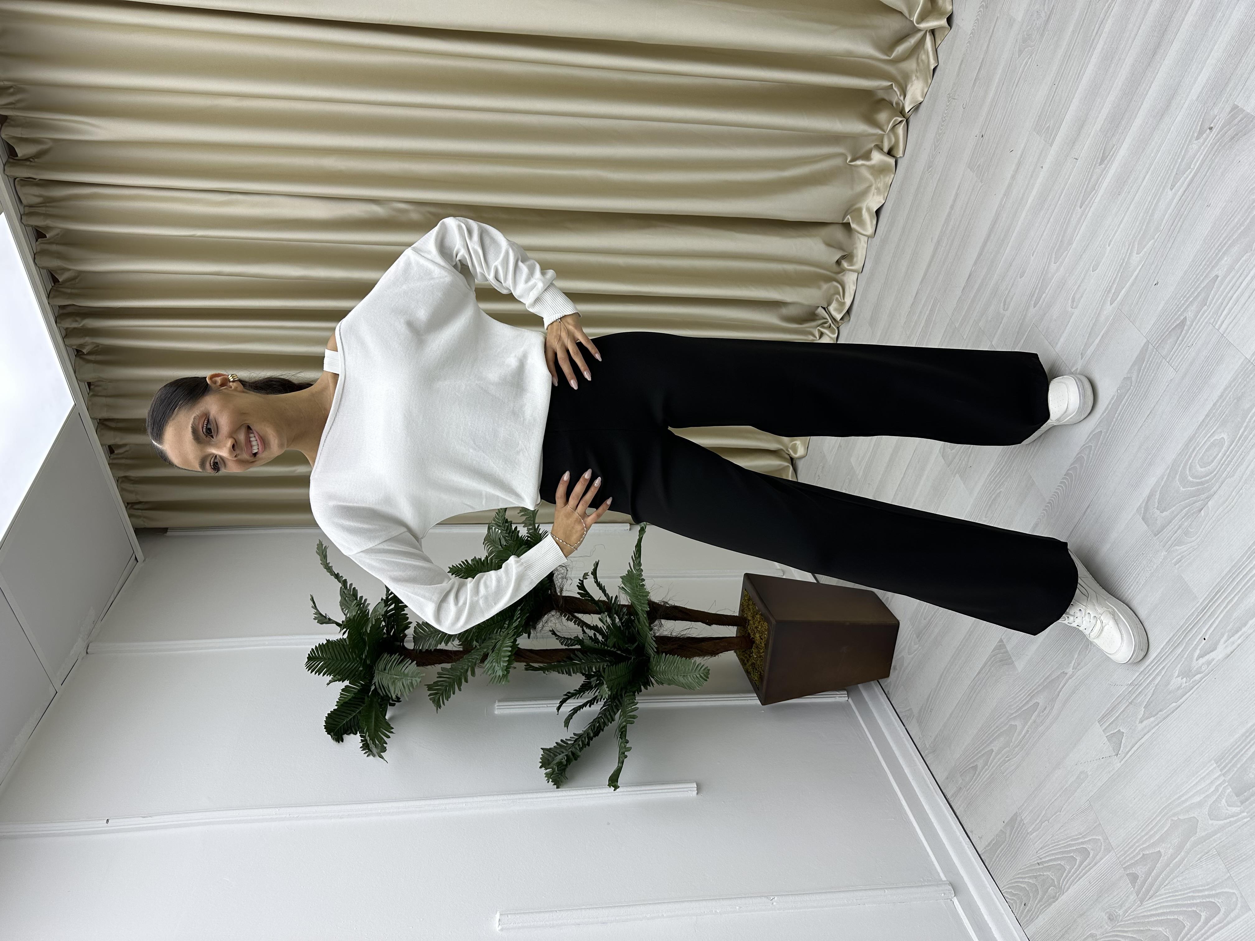 Çelik Triko Pantolon Siyah