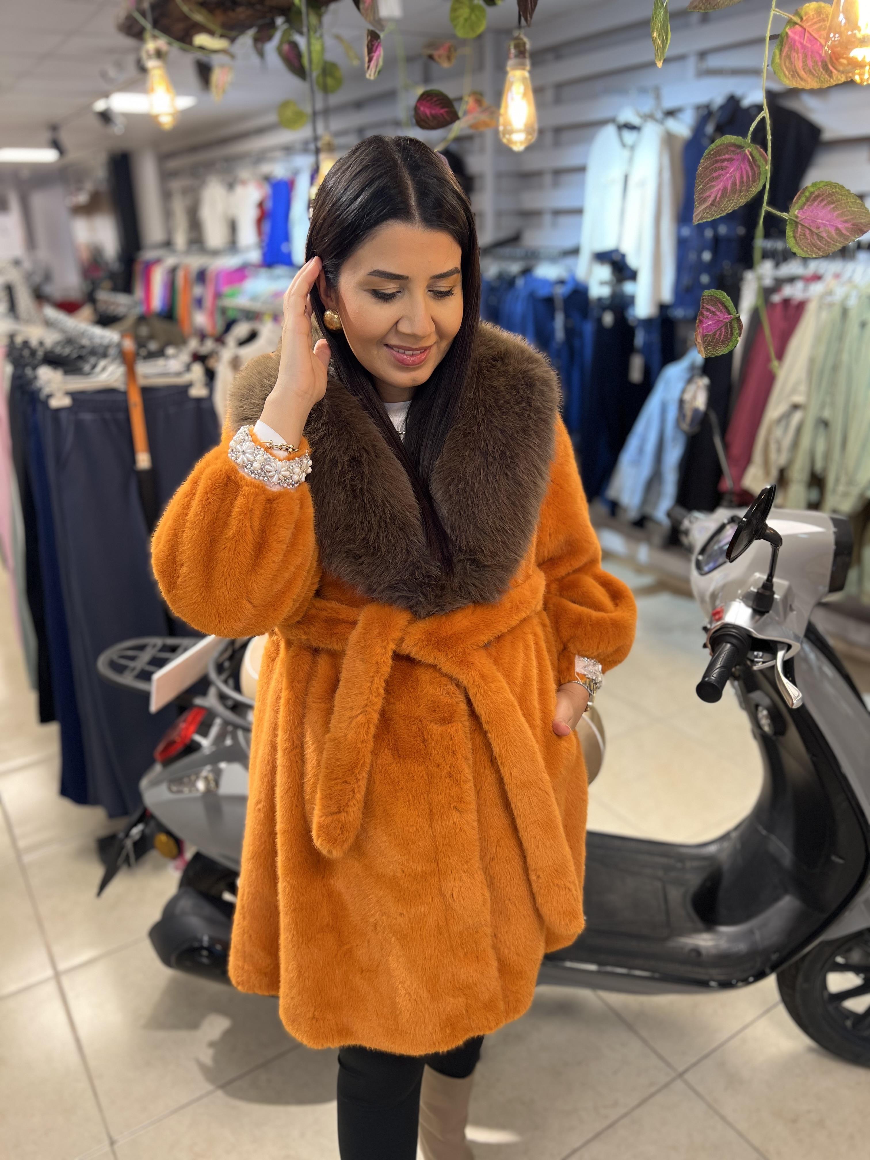 İthal Angora Kürk Oranj