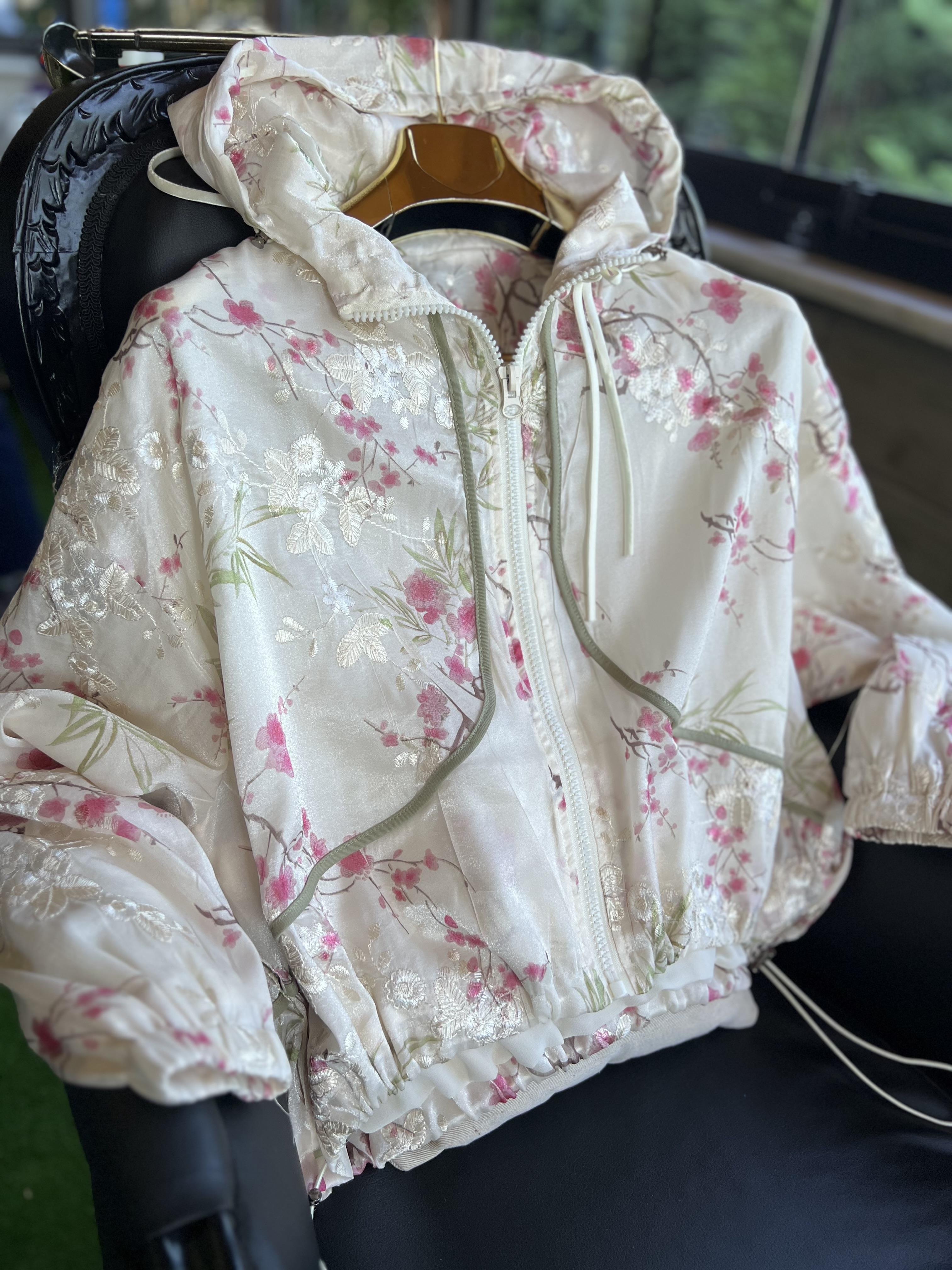 İthal Organze Bomber Ceket