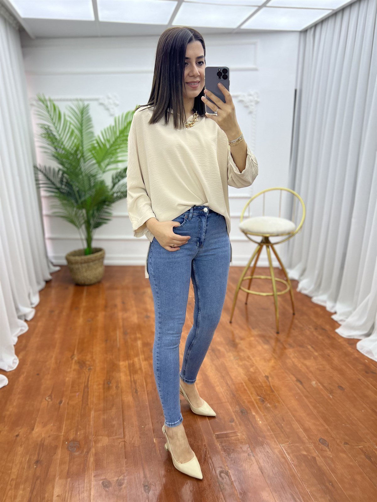Jamie Skiny Jean Mavi