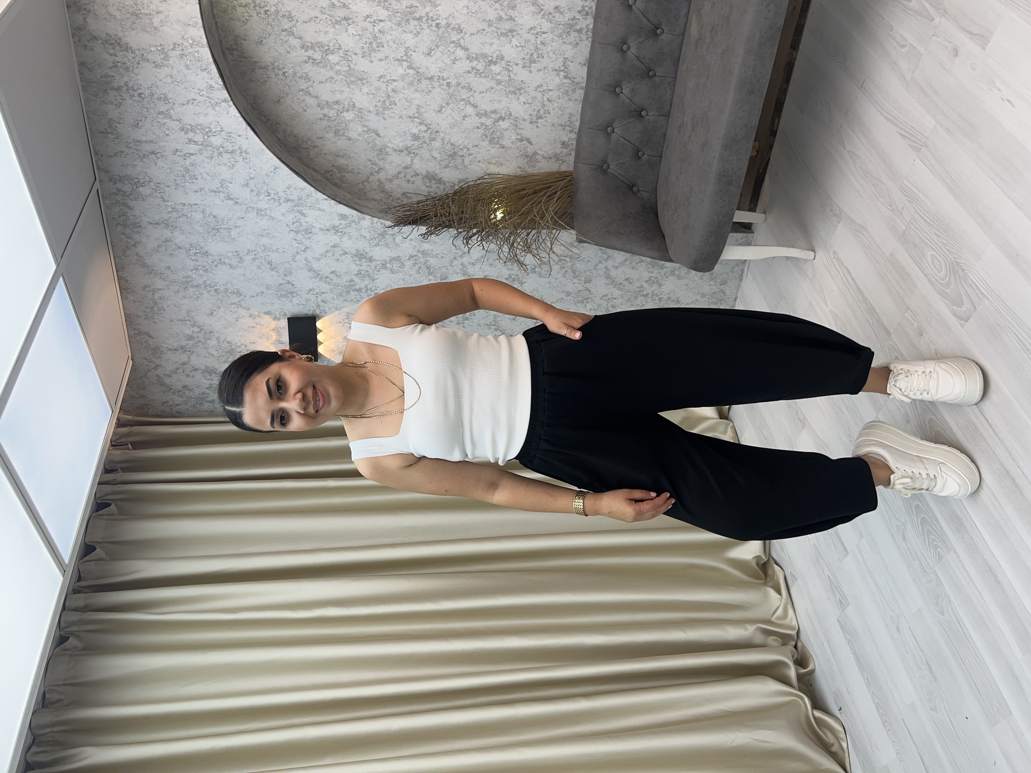 Modal Şalvar Pantolon Siyah