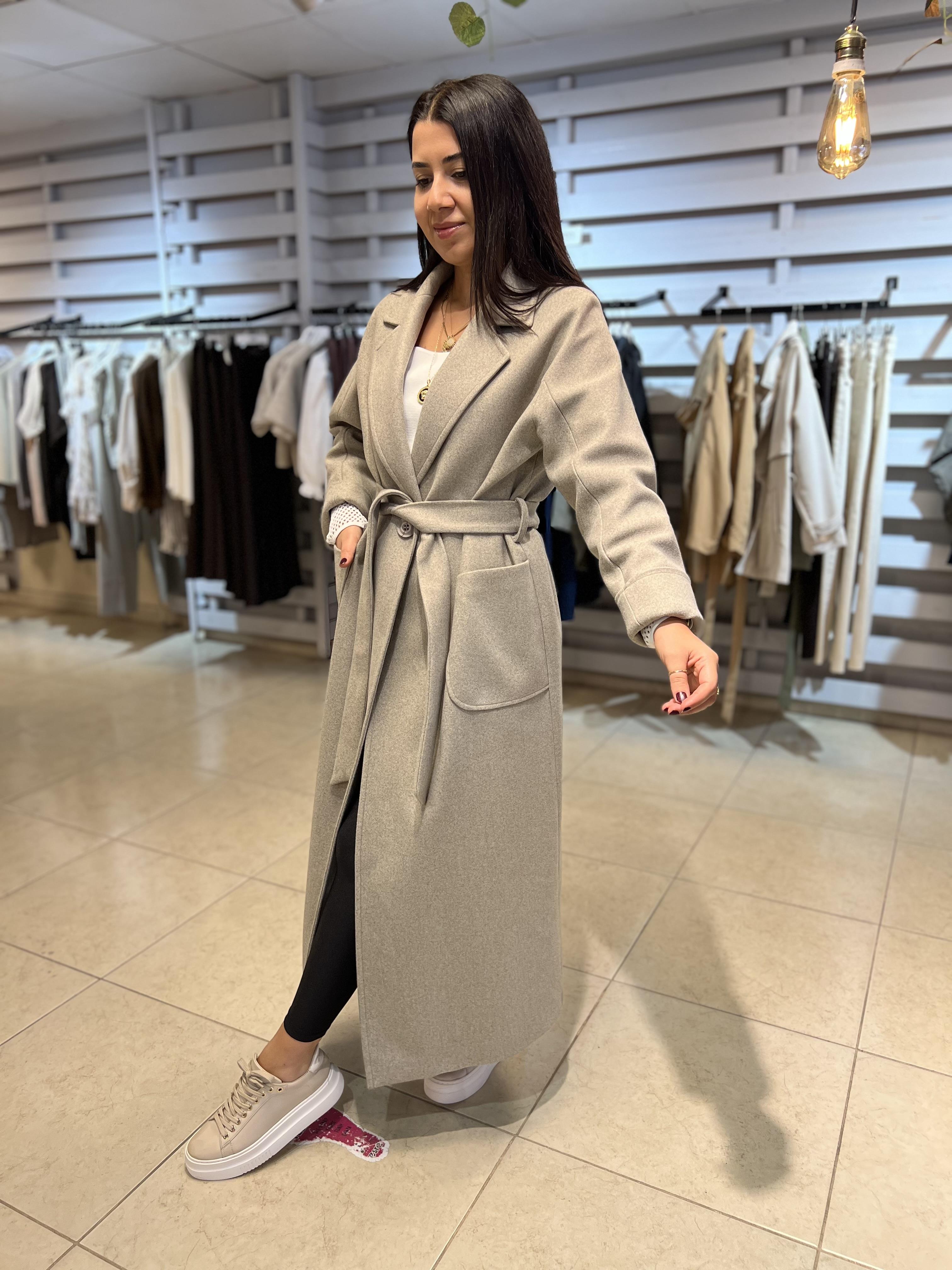 Premium Torba Cep Kaşe Kaban Bej