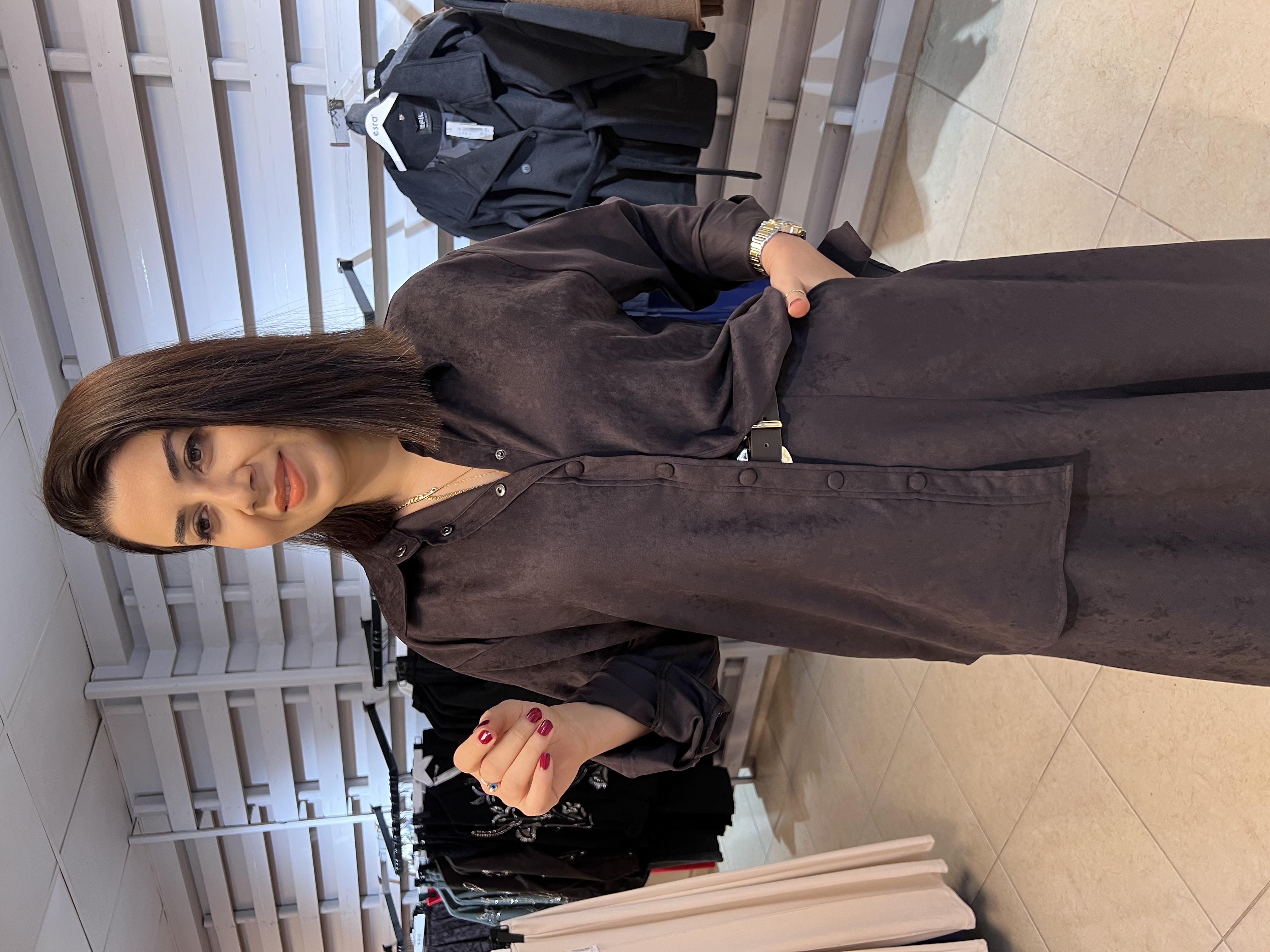 Süet Gömlek Kahverengi